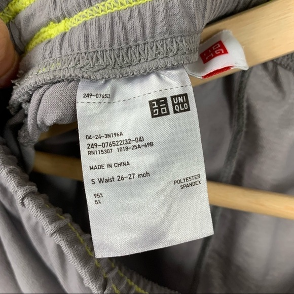 Uniqlo Gray Green Drawstring Pajama Lounge Shorts Small S - Picture 4 of 5